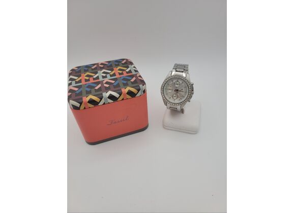 Image Montre Femme FOSSIL Montre fossil es2681 Acier Argent 38 mm