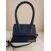 Image Sac à main JACQUEMUS Porté croisé Daim Bleu