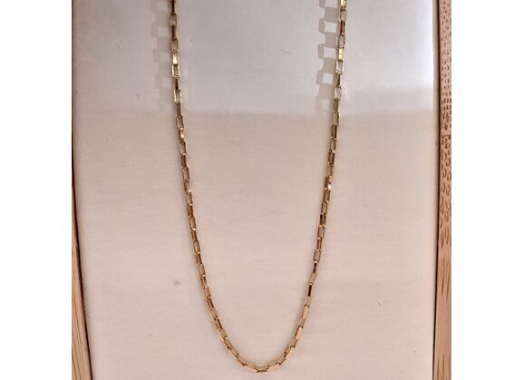 Image Collier Or jaune Maille cheval