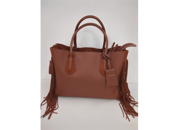 Image Sac à main LONGCHAMP Pénélope Porté main Cuir Marron