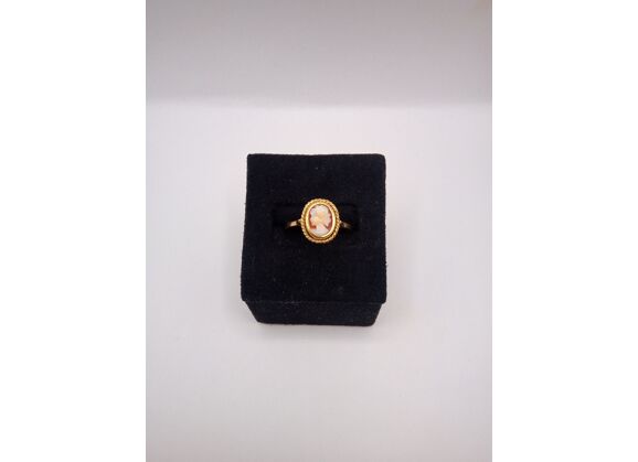 Image Bague Or jaune Camée
