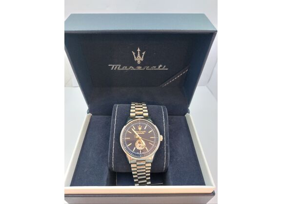 Image Montre Homme MASERATI Sorpasso automatique Acier Argent 42 mm