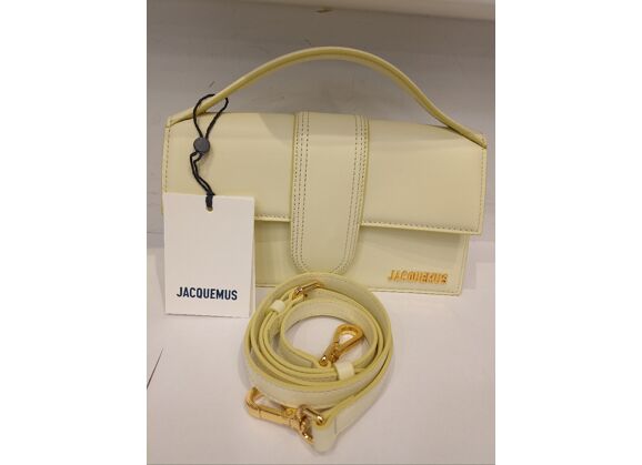 Image Sac à main JACQUEMUS Porté épaule Cuir Jaune
