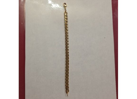 Image Bracelet Plaqué or Maille anglaise