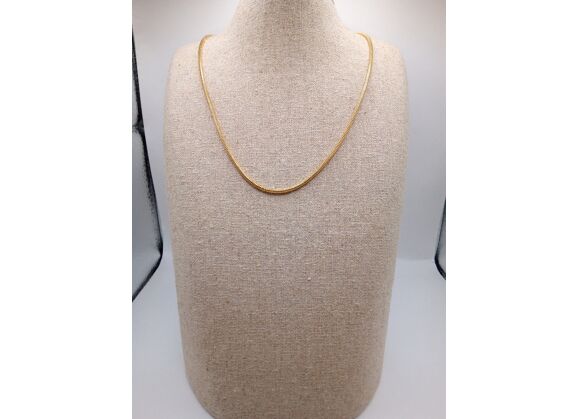 Image Collier Or jaune Maille serpent