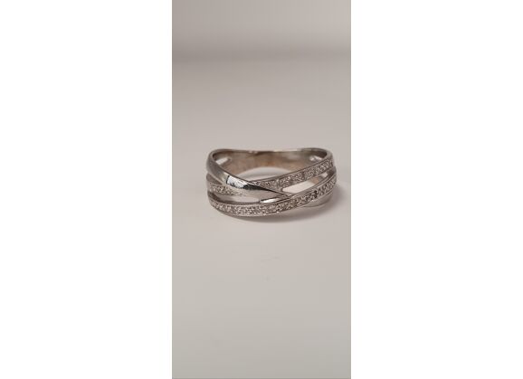 Image Bague Or blanc Diamant