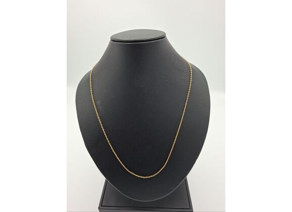 Image Collier Or jaune Maille forçat