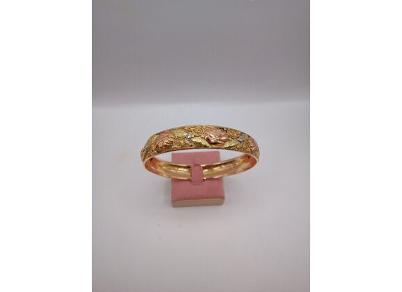 Image Bracelet Jonc Or jaune Or blanc Or rose