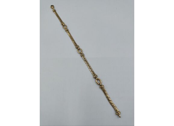 Image Bracelet Or jaune Maille forçat