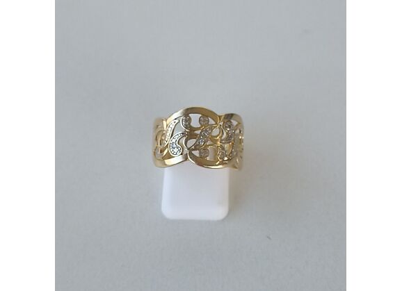 Image Bague Or jaune Diamant