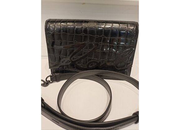 Image Sac à main KARL LAGERFELD Porté épaule Cuir Noir
