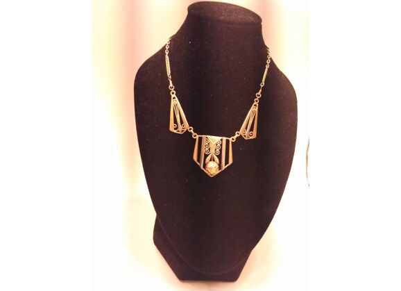 Image Collier Or jaune Or blanc