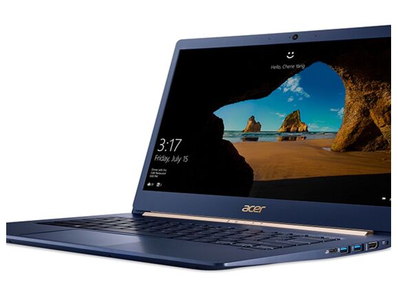 Image Ordinateurs portables ACER Swift 5 n17w3 i7 8 Go RAM 256 Go SSD 14