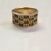 Image Bague Plaqué Or Oxydes de zirconium