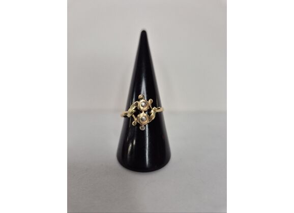 Image Bague Or jaune Or blanc