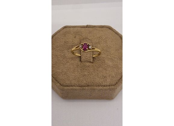 Image Bague Solitaire Or jaune