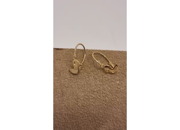 Image Boucles d'oreilles Dormeuses Or jaune