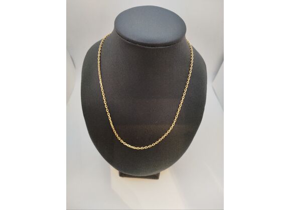 Image Collier Or jaune Maille forçat