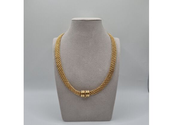 Image Collier Or jaune Maille torsadée