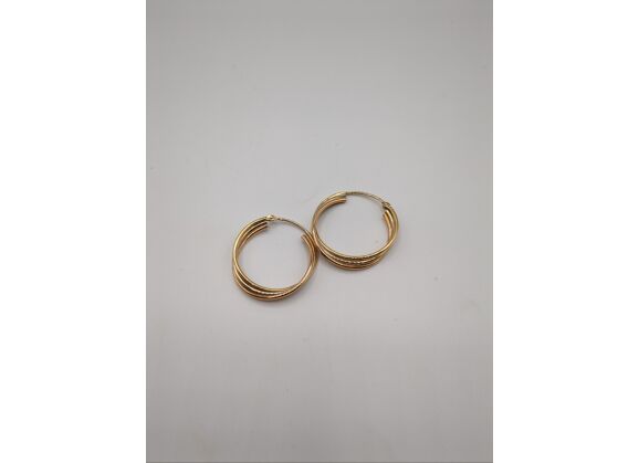 Image Boucles d'oreilles Créoles Or jaune