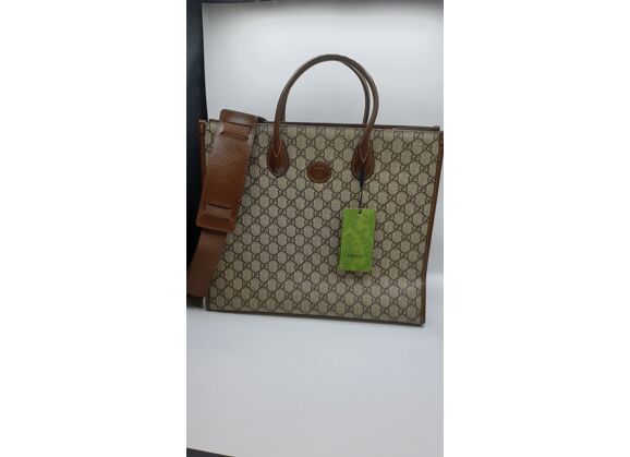 Image Sac à main GUCCI Porté main Cuir Marron