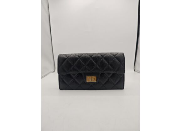 Image Portefeuille CHANEL Cuir Noir