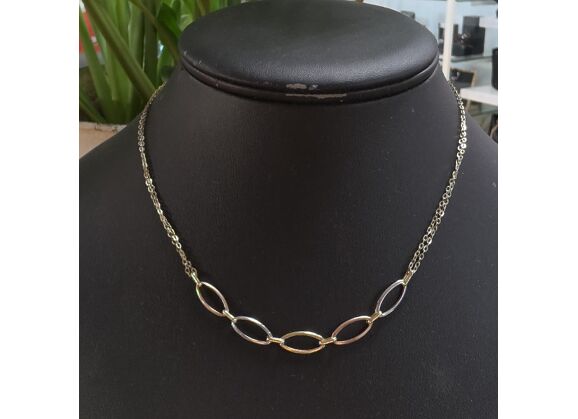 Image Collier Or jaune Or blanc
