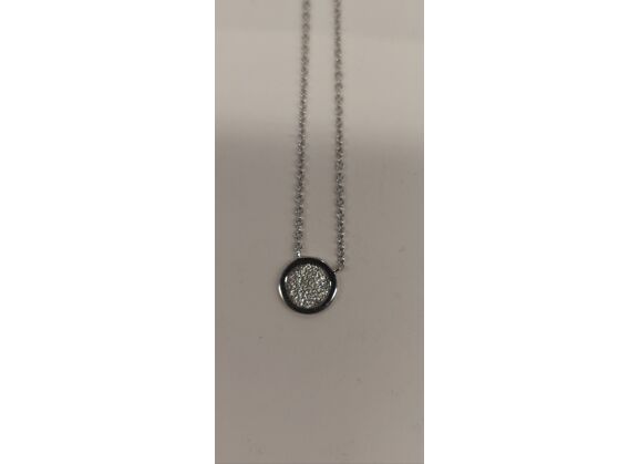 Image Collier Argent Strass