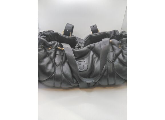 Image Sac à main GERARD DAREL 24H Porté épaule Cuir d'agneau Noir