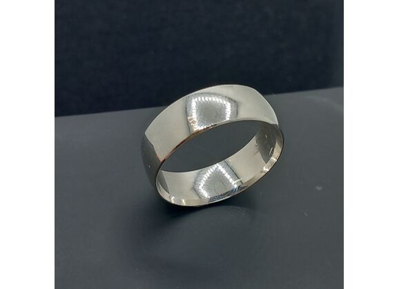 Image Bague Alliance Or blanc
