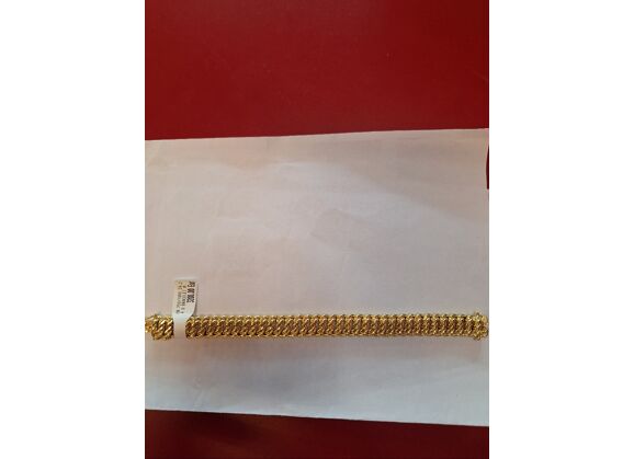 Image Bracelet Or jaune Maille américaine