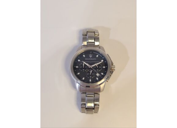 Image Montre Homme MASERATI Successo Acier Argenté 45 mm