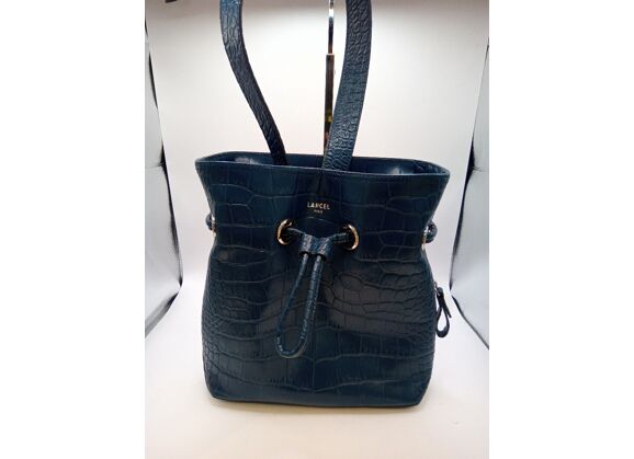 Image Sac à main LANCEL Porté croisé Bleu marine