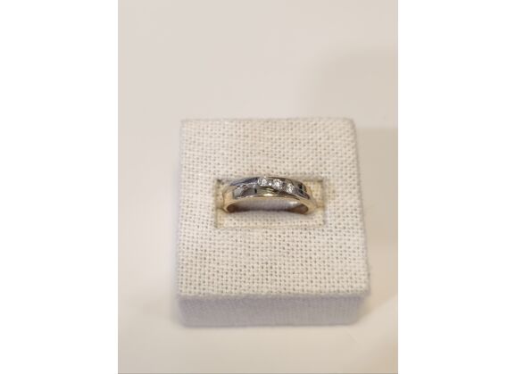 Image Bague Or jaune Or blanc Diamant
