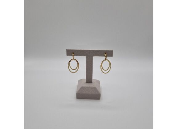 Image Boucles d'oreilles Dormeuses Or jaune