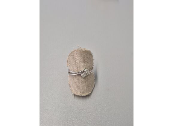 Image Bague Or blanc Diamants