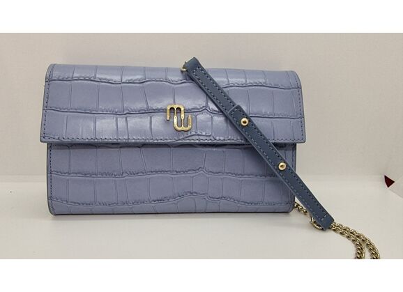 Image Sac à main MAJE Porté croisé Cuir Bleu